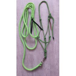Licol éthologique ProNoeud Fiador +Longe 3.70m