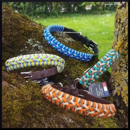 Collier chien en cuir